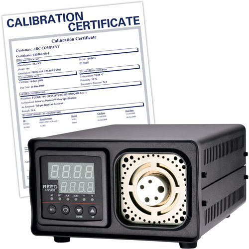 Reed Instruments R2900-NIST Dry Block Calibrator with Calibration Certificate