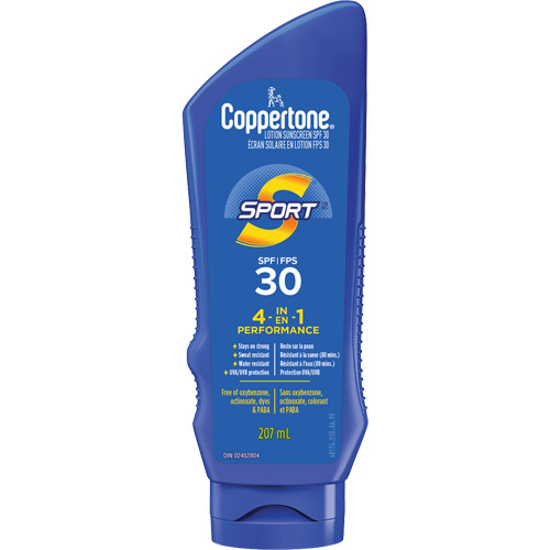 Coppertone 56594022652 Sport&reg; 4-in-1 Sunscreen, SPF 30, Lotion
