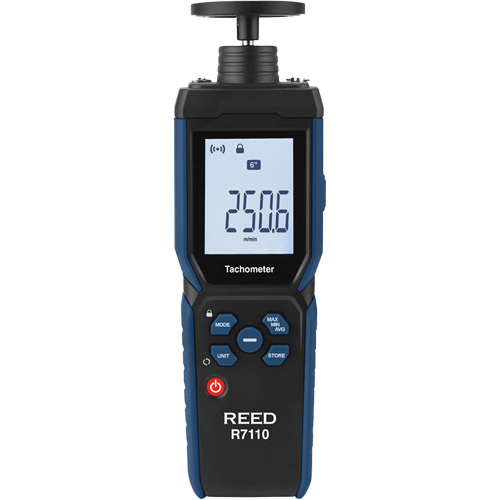 Reed Instruments R7110 Tachym&egrave;tre combin&eacute; contact & photo au laser, Contact/Photo (sans contact)