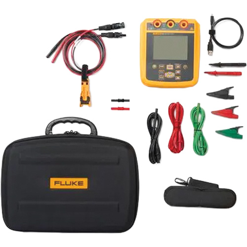 Fluke FLK-1537-TLPV1 Trousse doutils solaires avec m&eacute;gohmm&egrave;tre 1537 et cordons dessai TLPV1, Num&eacute;rique