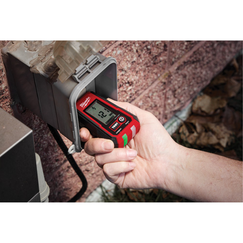 Milwaukee 3211-20 Voltage Detector with LED & GFCI Receptacle Tester Kit, 50 V - 1000 V, Display & Sound Alert