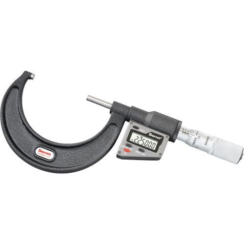 Starrett 3732.1XFL-3 3732 Electronic Micrometer without Output, 2" - 3" (50.8 mm - 76mm) Range, 0.00005" (0.001 mm) Resolution