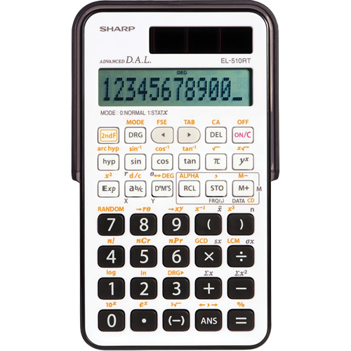Sharp 574483 Calculatrice scientifique EL510RTB avec 169 fonctions
