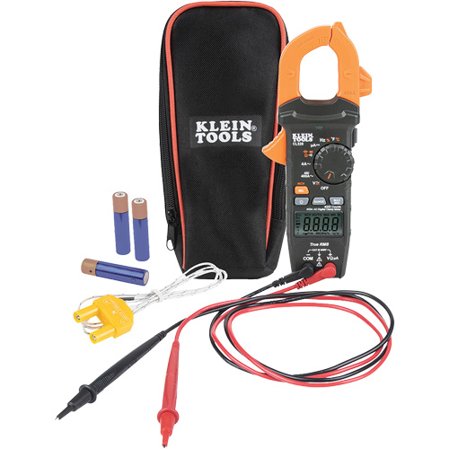 Klein Tools CL320 HVAC Digital Clamp Meter, AC Auto-Ranging 400 Amp, AC/DC Voltage, DC Current