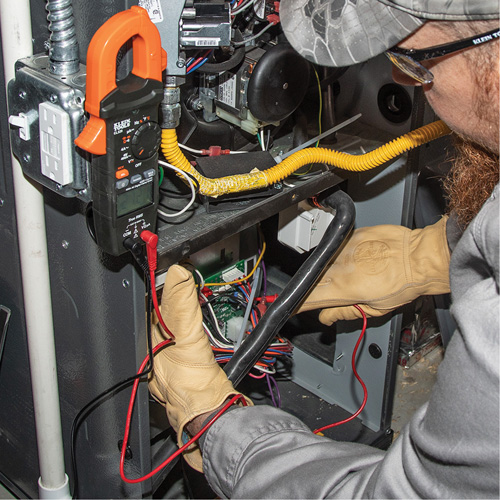 Klein Tools CL320 HVAC Digital Clamp Meter, AC Auto-Ranging 400 Amp, AC/DC Voltage, DC Current