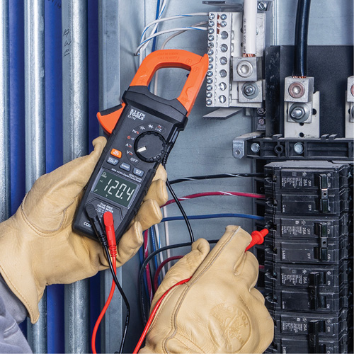 Klein Tools CL710 600A Auto-Ranging TRMS Clamp Meter, AC/DC Voltage, AC/DC Current