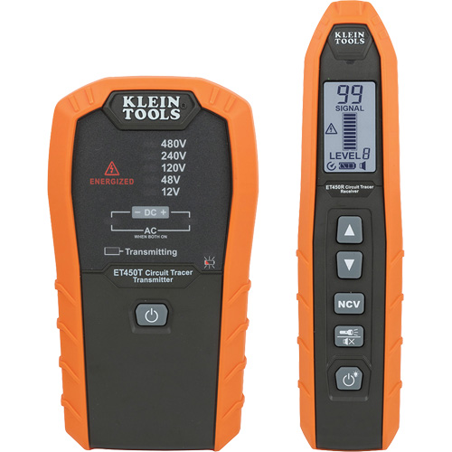 Klein Tools ET450 Advanced Electrical Circuit Breaker Finder & Wire Tracer Kit & Case