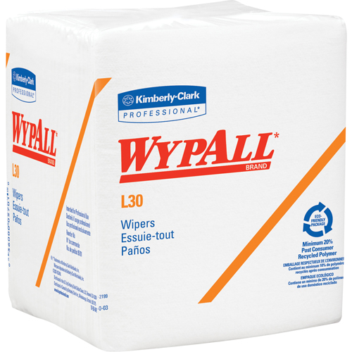 Kimberly-Clark 05812 L30 Wipers, All-Purpose, 13" L x 12-1/2" W