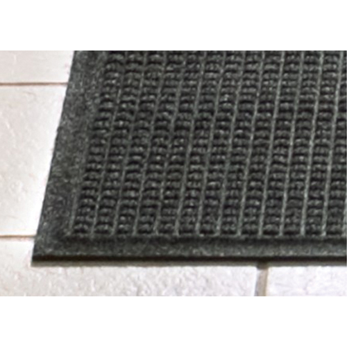 M+A Matting 2805446070 Waterhog&reg; Fashion Matting, Wiper/Scraper, 4' x 6' x 1/4", Charcoal