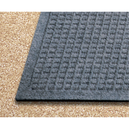 M+A Matting 28057310070 Tapis Waterhog Fashion, Essuie-pieds/grattoir, 3' x 10' x 1/4", Gris