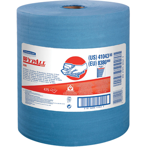 Kimberly-Clark 41043 Chiffons X80, Robuste, 13-2/5' lo x 12-1/2" la