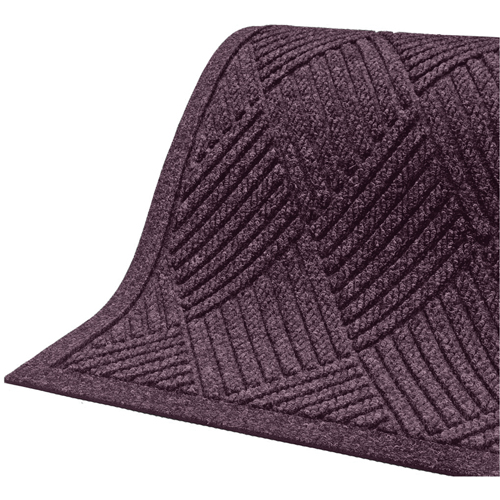M+A Matting 229774616170 Tapis WaterHog  Max Diamond Fashion, Essuie-pieds/grattoir, 6' x 16' x 3/8", Marron