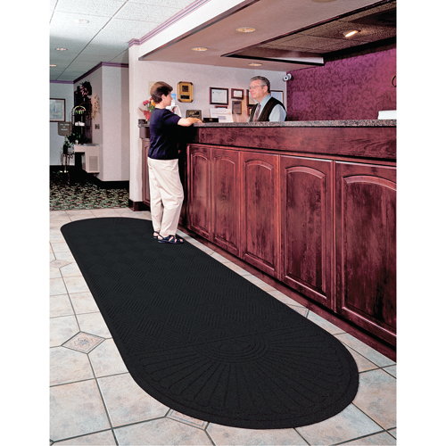 M+A Matting 2249706148170 Tapis Waterhog Eco Grand Premier, Essuie-pieds/grattoir, 6' x 15' x 3/8", Fum&eacute;e noire