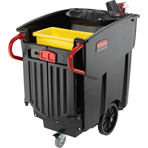 Rubbermaid FG9W7300BLA Contenants &agrave; d&eacute;chets mobile Mega Brute, Poly&eacute;thyl&egrave;ne, 120 gal. US