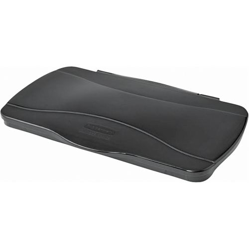 Rubbermaid FG267400BLA Slim Jim&reg; with Venting Channels, Flat Lid, Plastic, Fits Container Size: 21-9/10" x 13-9/20"
