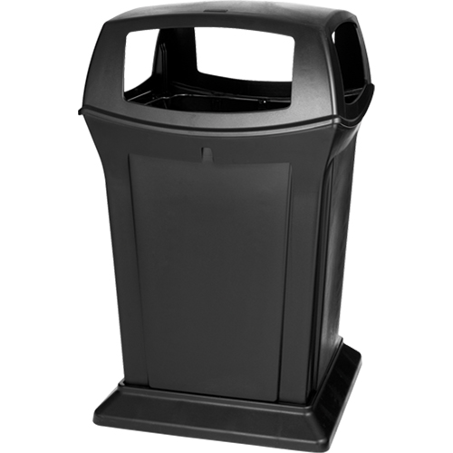 Rubbermaid FG917388BLA Ranger&reg; Containers, Polyethylene, 45 US gal.