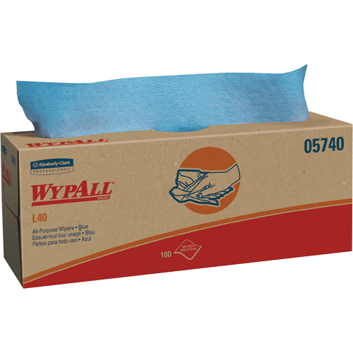 Kimberly-Clark 03046 L40 Wipers, All-Purpose, 10" L x 10-4/5" W