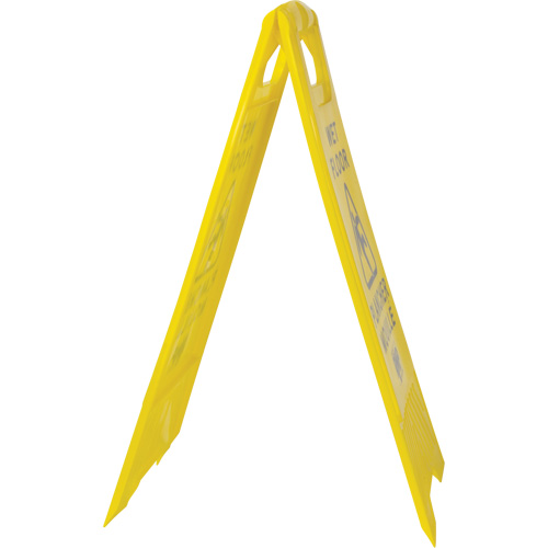 RMP Maintenance Products JD391 Safety Wet Floor Sign, Bilingual with Pictogram