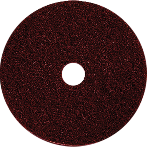 Dustbane 42832 Floor Maintenance Pads, 19", Stripping, Brown