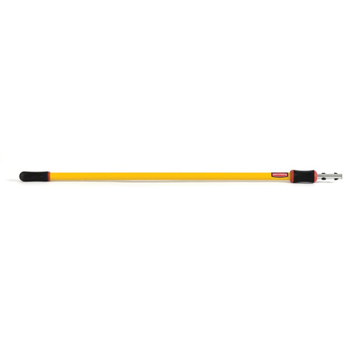 Rubbermaid FGQ76500YL00 Manche Hygen, Aluminium, T&eacute;lescopique, Pointe Connexion rapide, 1-1/2" dia, 4' - 8' lo