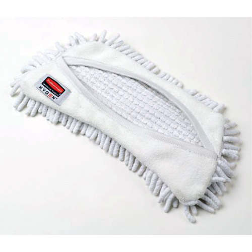 Rubbermaid FGQ86100WH00 Vadrouille plate et flexible Hygen, Microfibre
