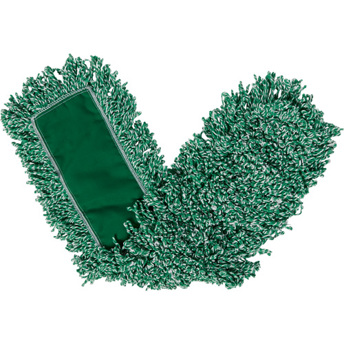 Rubbermaid FGJ85500GR00 Vadrouille pour &eacute;pousseter en franges boucl&eacute;es, Style &agrave; enfiler, Microfibre, 36" lo x 5" la