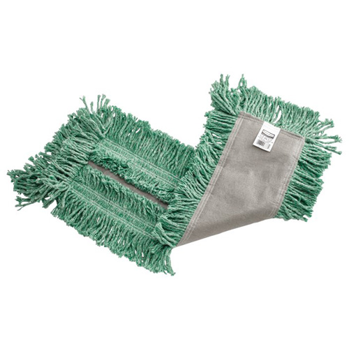 Rubbermaid FGL15300GR00 Vadrouille pour &eacute;pousseter Castaway, Style &agrave; enfiler, Coton/Fil, 24" lo x 5" la