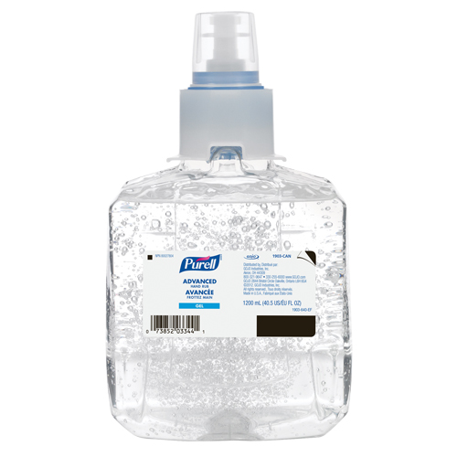 Purell 1903-02-CAN00 LTX-12Advanced Hand Sanitizer, 1200 ml, Cartridge Refill, 70% Alcohol