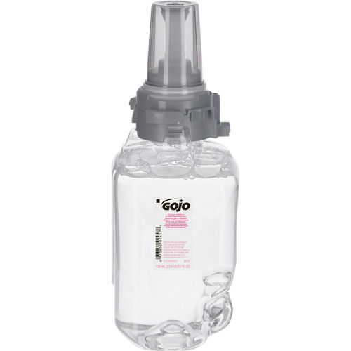 Gojo 8711-04 Clear & Mild Hand Soap for GOJO&reg; ADX-7 Dispenser, Foam, 700 ml, Unscented