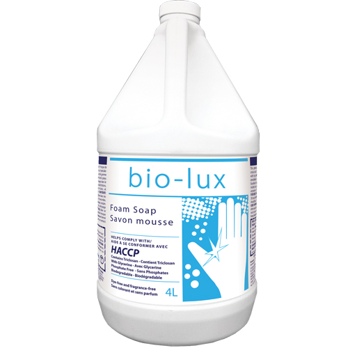 Safeblend BFXXGW4 Bio-Lux Antimicrobial Soap, Foam, 4 L, Unscented