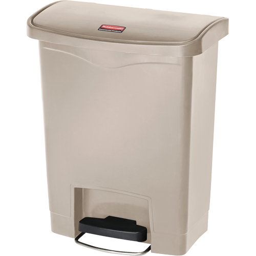 Rubbermaid 1883456 Slim Jim&reg; Waste Container, Resin, 8 US gal. Capacity