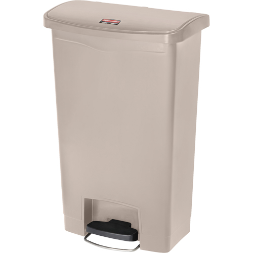 Rubbermaid 1883458 Contenant &agrave; d&eacute;chets Slim Jim , R&eacute;sine, Capacit&eacute; 13 gal. US