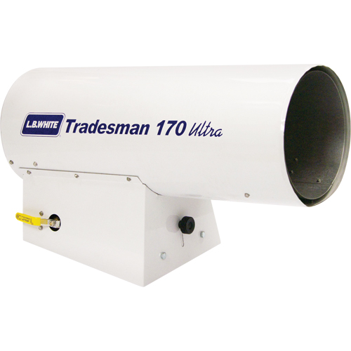 L.B. White TRADESMAN 170 ULTRA Tradesman&reg; Forced Air Heater, Fan, Propane, 170,000 BTU/H