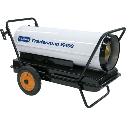 L.B. White TRADESMAN K400 Radiateur &agrave; air puls&eacute; Tradesman, Soufflant, K&eacute;ros&egrave;ne, 400 000 BTU/H