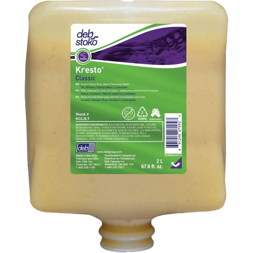 SC Johnson Professional KCL2LT Nettoyant extra puissant pour les mains Kresto Classic, Pierre ponce, 2 L, Recharge, Parfum&eacute;