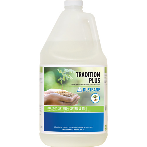 Dustbane 50228 Tradition Plus Hand Cleaner, Foam, 4 L, Unscented