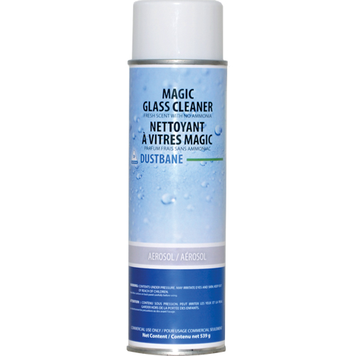 Dustbane 50164-DISC Nettoyant pour verre et fen&ecirc;tres Magic, 539 g, Canette a&eacute;rosol