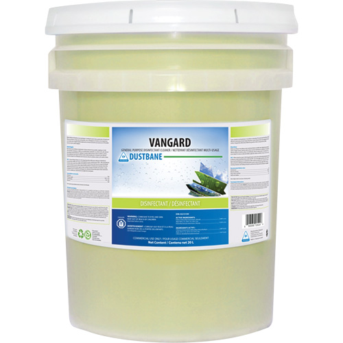 Dustbane 53024 Vangard General Purpose Germicidal Cleaner, 20 L, Pail