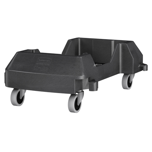 Rubbermaid 1980602 Chariot Slim Jim, Polypropyl&egrave;ne, Noir, Convient aux contenants 11" x 20"