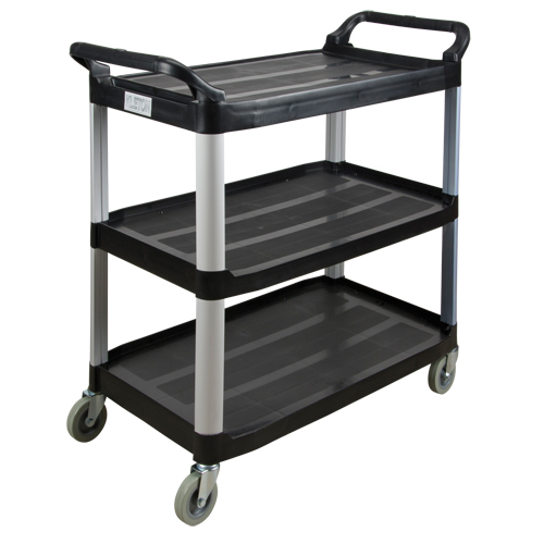 KLETON JH486 Chariot utilitaire, 3 tiers, 19-3/4" x 37-1/2" x 40-1/4", Capacit&eacute; 250 lb