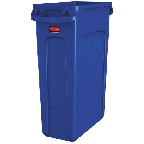 Rubbermaid 1956185 Contenants ventil&eacute;s Slim Jim, Vrac, Poly&eacute;thyl&egrave;ne, 23 gal. US