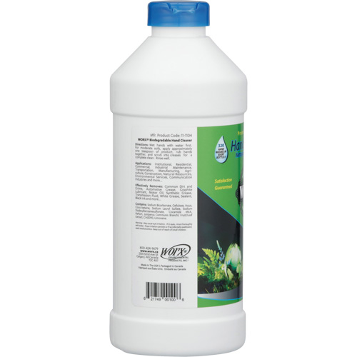 Worx 11-1104 Biodegradable Hand Cleaner, Powder, 1 lbs., Bottle, Scented