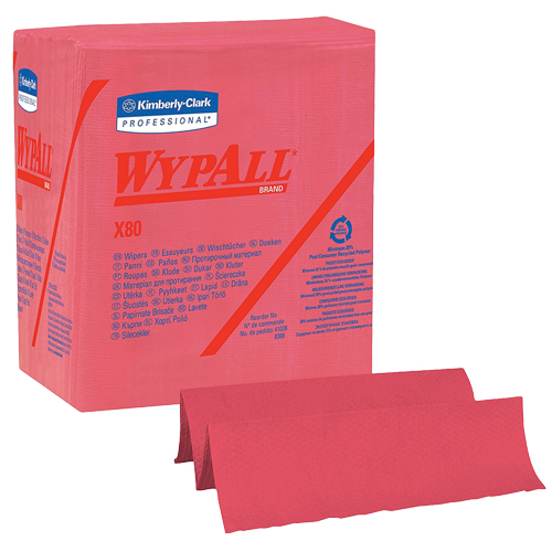 Kimberly-Clark 41029 Essuie-tout X80, Robuste, 12-1/2" lo x 12" la