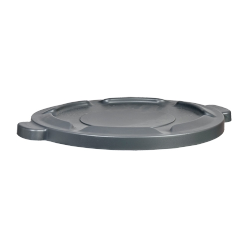 M2 Professional WM-PR3232G-L 32 Gal Waste Container Lid, Flat Lid, Plastic/Polyethylene, Fits Container Size: 22" Dia.