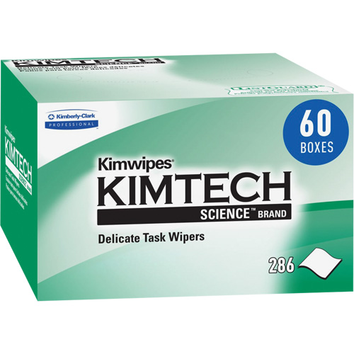 Kimberly-Clark 34155 Serviette pour les travaux d&eacute;licats Kimwipes de Kimtech Science, Sp&eacute;cialis&eacute;, 4-1/2" lo x 8-1/2" la