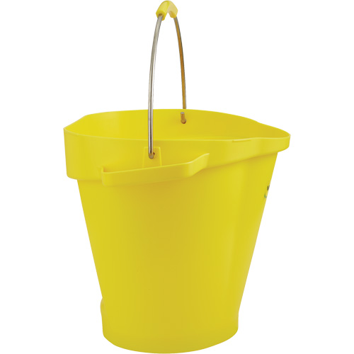 Vikan 56926 5692 Series Bucket, Yellow, 5 US gal.