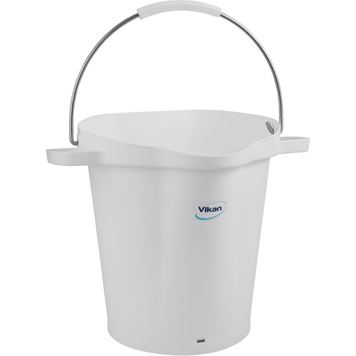 Vikan 56925 5692 Series Bucket, White, 5 US gal.