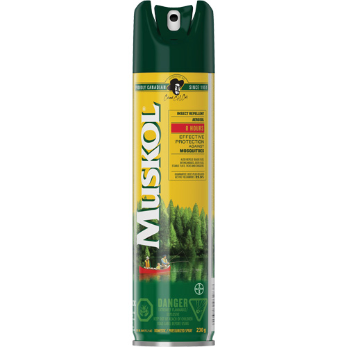Muskol 56219961878 Insect Repellent , 23.5% DEET, Aerosol, 230 g