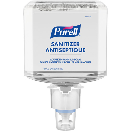 Purell 6451-02-CAN00 ES6 Advanced Foam Hand Sanitizer, 1200 ml, Cartridge Refill, 70% Alcohol