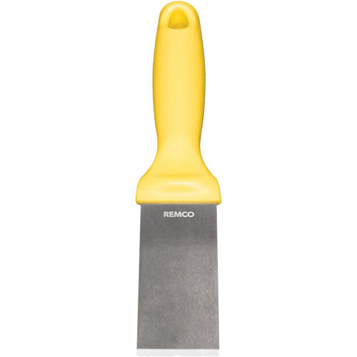 Vikan 69716 Stainless Steel Scraper, Yellow, 1-1/2" W x 9" L